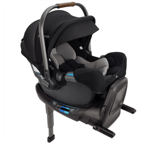 Nuna PIPA RX Infant Car Seat + RELX Base with Load Leg - Caviar