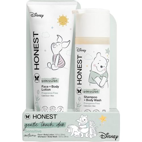 The Honest Company Shampoo & Lotion Bundle, Disney Design, 18.5 fl oz