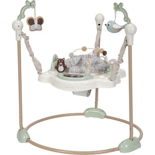 Safety 1st Bob-and-Twist Baby Activity Center, 3-in-1 Play Center, Bouncer, and Baby Jumper, Dunes Edge, Folding