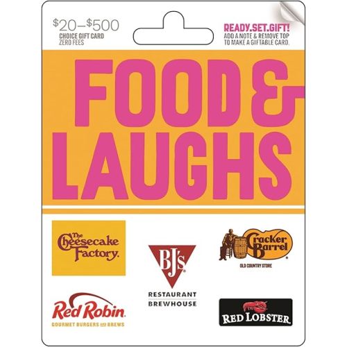 Food & Laughs Gift Card