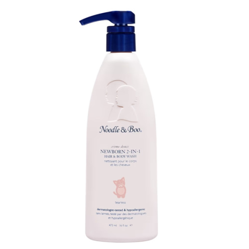 Noodle & Boo Newborn 2-in-1 Baby Shampoo and Body Wash, Tear-Free, Hypoallergenic, Baby Bath Essentials, Moisturizing, pH-Balanced, Vitamin-Enriched, Pediatrician-Tested