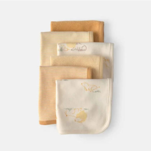 Baby 6-Pack Lion Terry Washcloths - Yellow | Carter's
