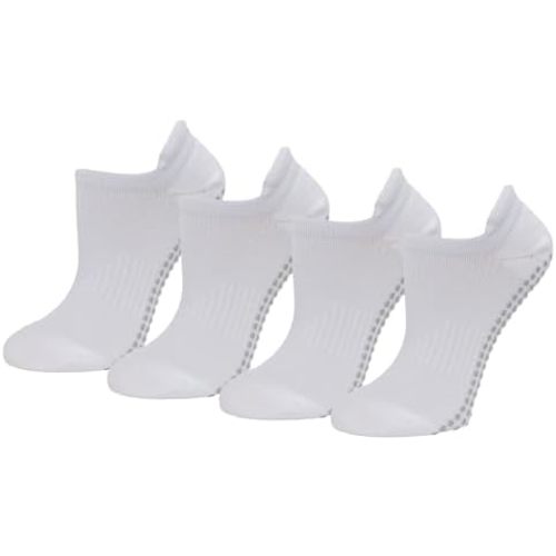 Amazon Essentials womens ATHLETIC GRIP ANKLE SOCKS