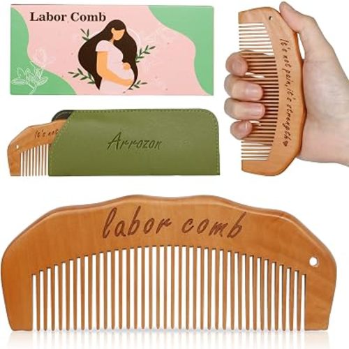 Birth Comb for Women Labor, Pregnant Mom Hospital Bag Must Haves