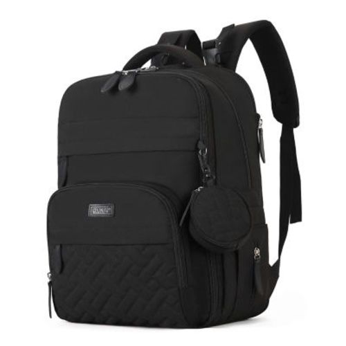 DUKAP BABY Pro Expandable Diaper Backpack Black