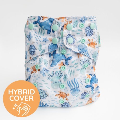 Ocean Wonder | Hybrid Diaper Cover | Kinder – Kinder Cloth Diaper Co.