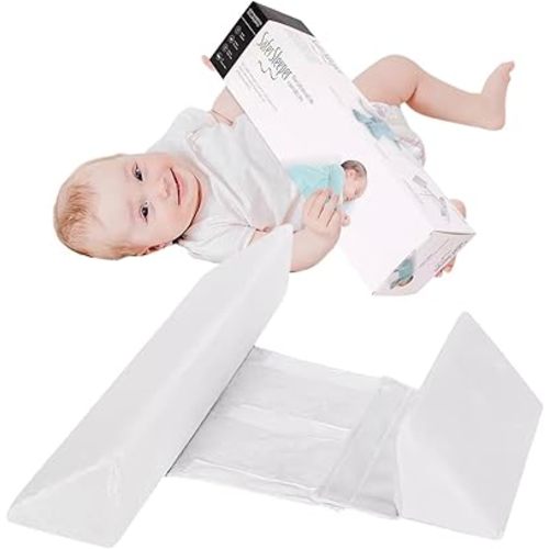 Babe Side Sleeper Pillows Adjustable Soft and Breathable Pillow for Newborn(gray01)