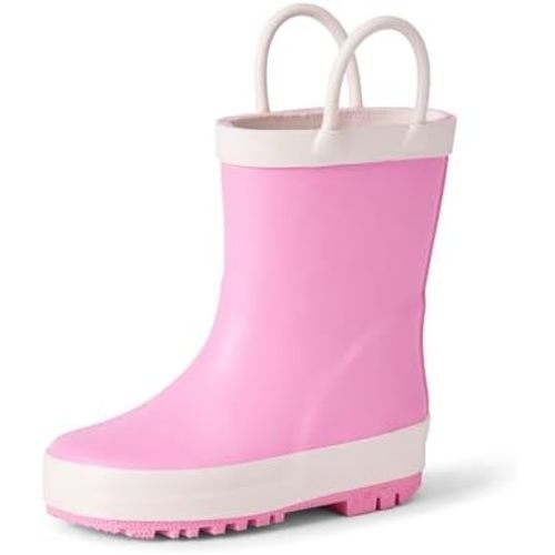 Amazon Essentials x Sofia Grainge Unisex Toddlers' Waterproof Rubber Rain Boots for Boys and Girls