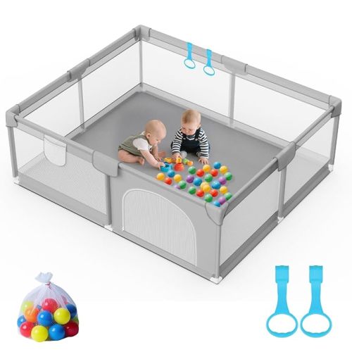 Omzer Baby Playpen 71x59 Inch Super Large Playpen for Babies and Toddlers