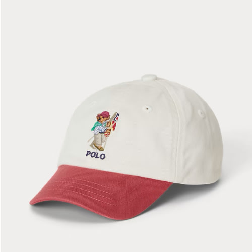 Polo Bear Cotton Chino Ball Cap