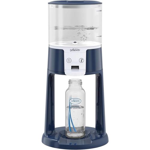Dr. Brown's Insta-Prep Warm Water Dispenser to Instantly Prepare Baby’s Formula Bottle,Large Capacity Glass Tank with 3 Temperature Settings,Blue