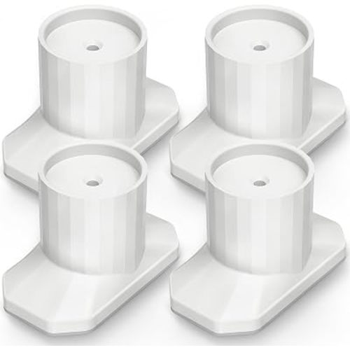 ICERO Baby Gate Extender Wall Protector (4 Pack) Pressure Mounted Gates Extension Kit Extends 1.1-3.5 inches Child Safety Gates and Protect Walls & Doorways from Pet & Dog Gates,Work on Stairs,White