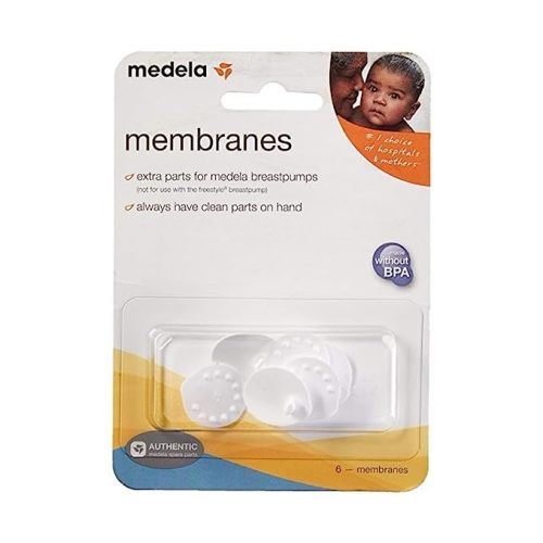 Medela Spare Membranes, Breast Pump Replacement Parts Authentic Medela Spart Parts White 6 count