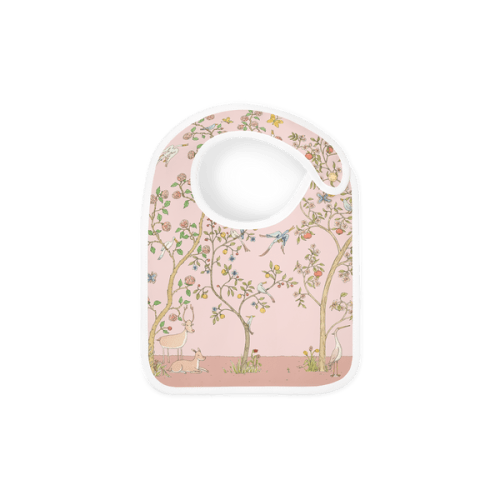 Satin Bib - In Bloom Pink