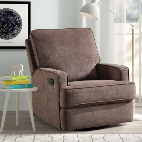 Ivy Bronx Norvis 29.5" Wide Modern Refined Linen Upholstered Standard Manual Recliner & Reviews | Wayfair