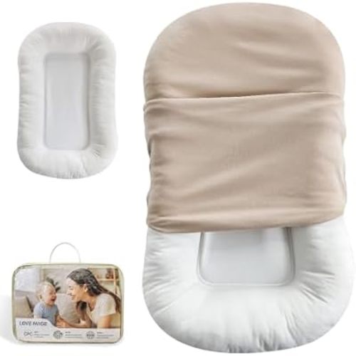 Baby Lounger, Infant Support Cushion for Newborn 0-24 Months