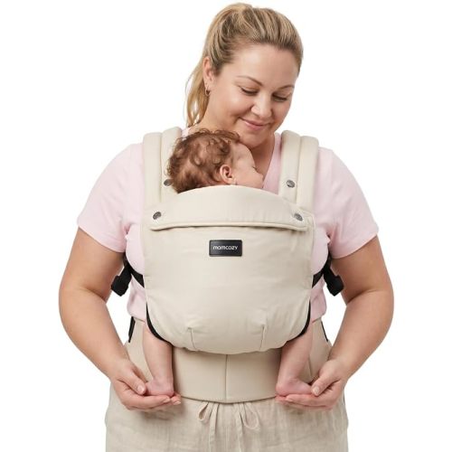 Momcozy PureHug Baby Carrier - Ergonomic, Cozy and Lightweight (Plus Size)