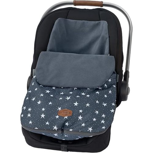 JJ Cole Baby Bundle 365 – Baby Car Seat Cover & Stroller Accessory – Lightweight Baby Bunting for Year Round Comfort