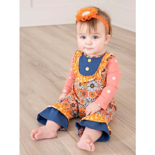 Treasured Petals Ruffle Romper