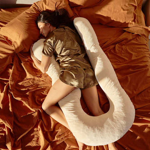 Yana Sleep Organic Full Body Pillow, Cooling Gel or Latex