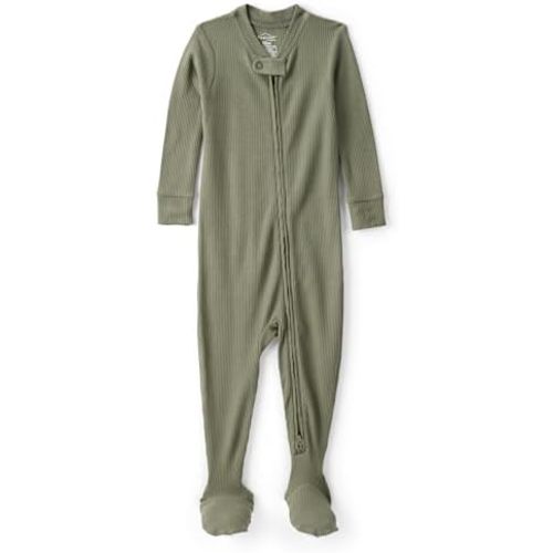 Carter's baby-boys Purelysoft Long-sleeve 2-way Zip Pajamas