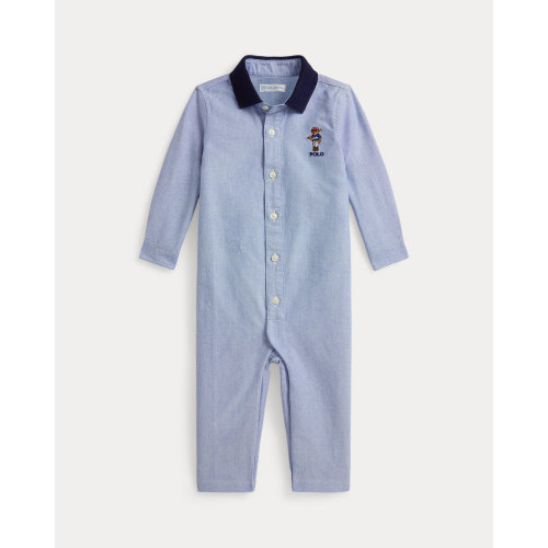 Polo Bear Cotton Oxford Coverall