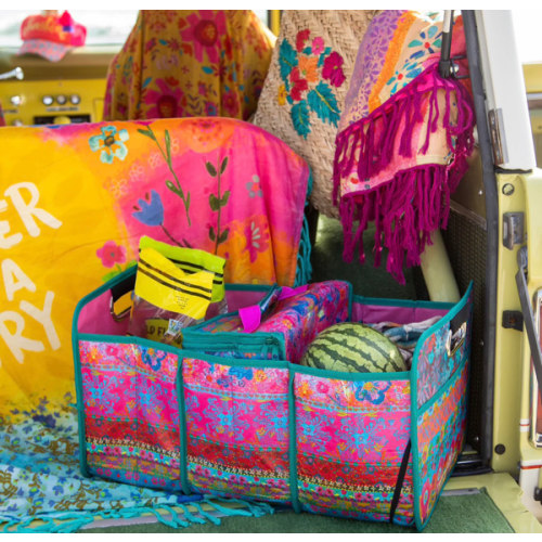 Car Trunk Organizer - Floral Border – Natural Life