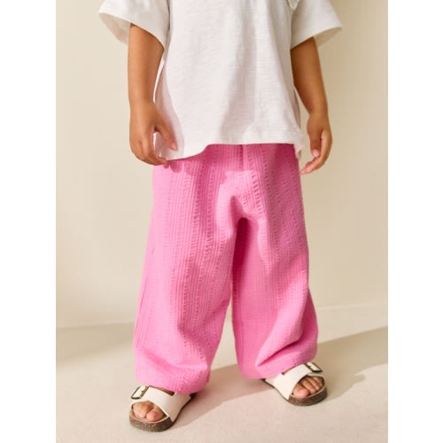 Pink Wide Leg Trousers (3mths-7yrs)