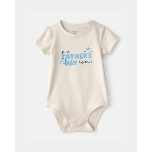 Baby 'Fathers Day' Graphic Bodysuit - Cream - Carter's | Carter's
