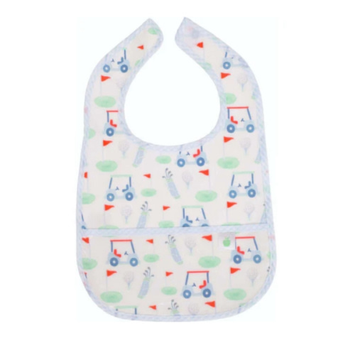 The Wipe It Bib, Golf - Apple of My Isla Bibs | Maisonette