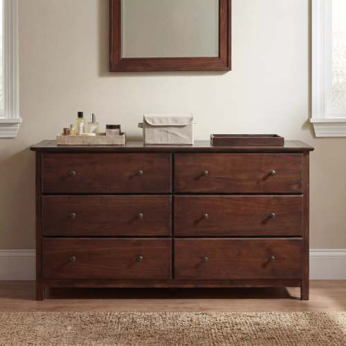 Shaker 6-Drawer Dresser – Grain Wood Furniture