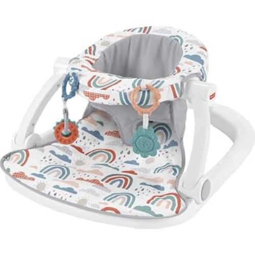 Fisher-PriceSit-Me-Up Floor Seat, Rainbow Showers