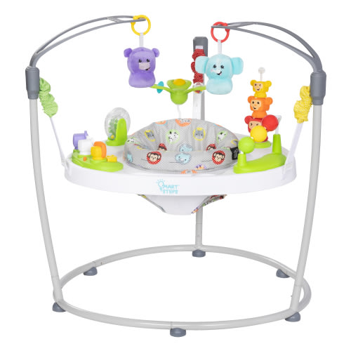 Smart Steps by Baby Trend Infant My First Jumper- Safari Toss White