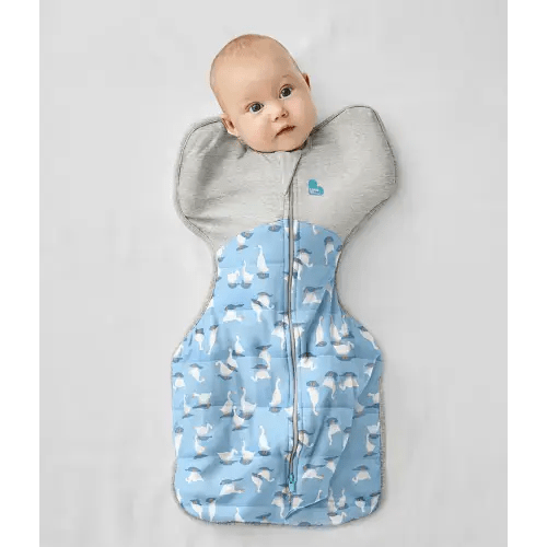 Swaddle Up™ 2.5 TOG Cotton Dusty Blue Silly Goose Small