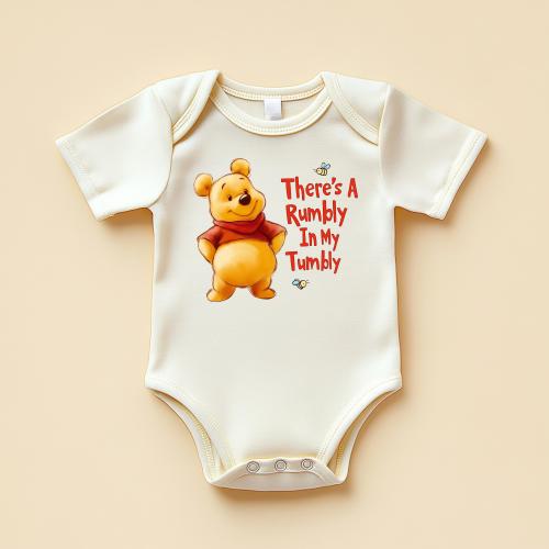 Winnie The Pooh Rumbly in My Tumbly Baby Onesie