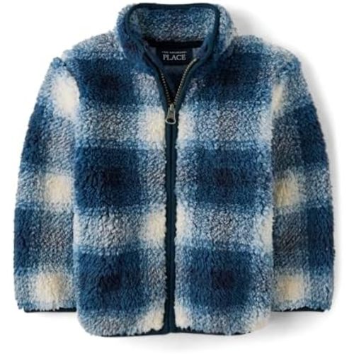 The Children's Place Baby Boys And Toddler Cozy Fuzzy Sherpa JacketJacket