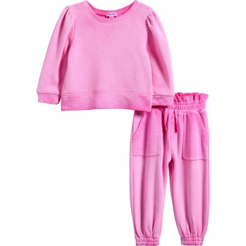 Pretty in Pink Sweatshirt & Joggers Set, 3-6M