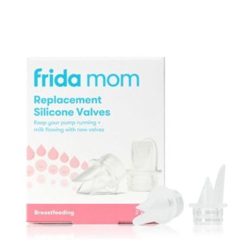 Frida Mom Breast Pump Valve Replacement, Duckbill Valves, Compatible with Frida Mom 2-in-1 Manual + Silicone Suction Breast Pump