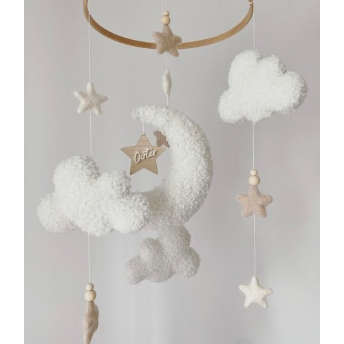 Baby Mobile Boucle Baby Mobile Baby Mobile Cot - Etsy