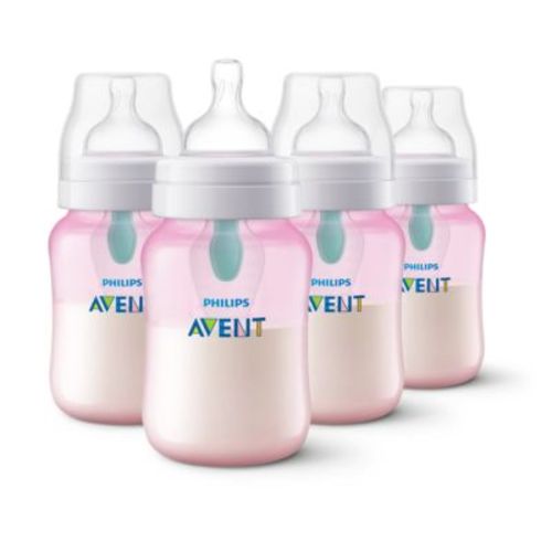 Anti-colic bottle with AirFree vent