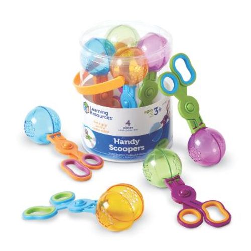 Learning Resources Handy Scoopers Sensory Bin Sand Toys Fine Motor Skills, Ages 3+
