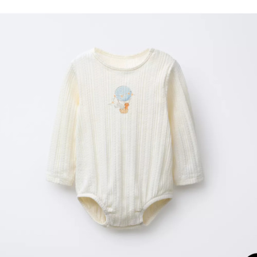 PRINTED POINTELLE BODYSUIT - Ecru | ZARA United States