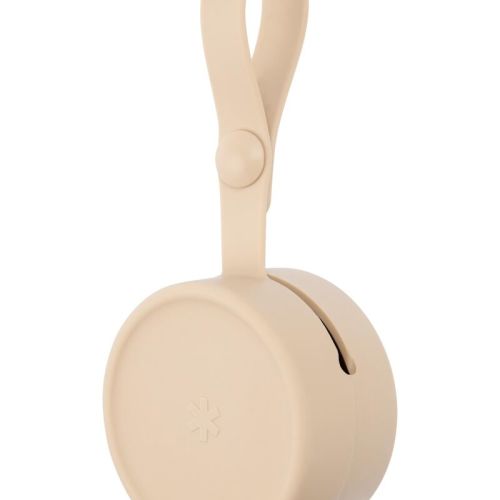 Silicone Pacifier Holder - Oat | Carter’s Oshkosh Canada