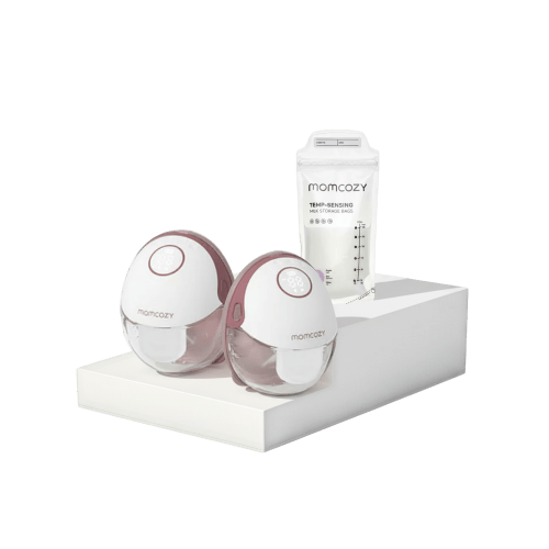 Momcozy Breast Pump M6 + 120 Breastmilk Storage Bags