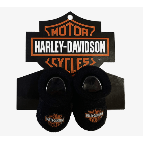 Infant Boy's Bootie Socks in Black | Harley-Davidson USA