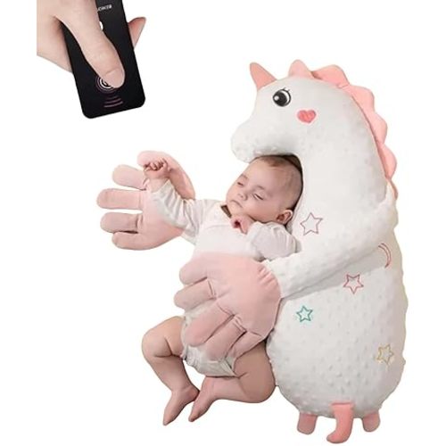 Baby Soothers Toys, Cute Animal Plush Stuffed Doll Toy for Girls Boys, Portable Dinosaur Unicorn Figure Soothing Dolls for Home and Travel (B #)