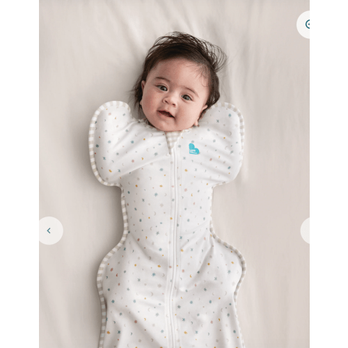Swaddle Up™ 0.2 TOG Organic Cotton White Starlight