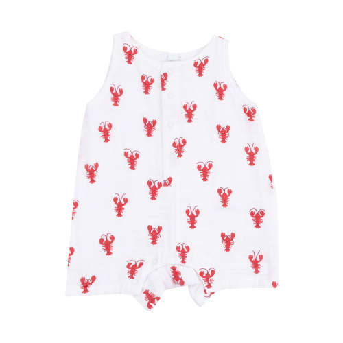 Muslin Sleeveless Shortie, Lobster