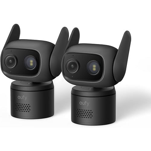 eufy Security Indoor/Outdoor Camera C31(2-Pack), IP66, No Subscription