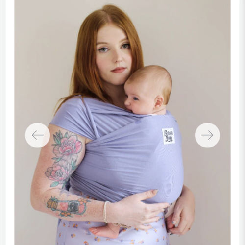 The Taro Beluga Baby Wrap | purple Bamboo Baby Carrier - Beluga Baby Carriers